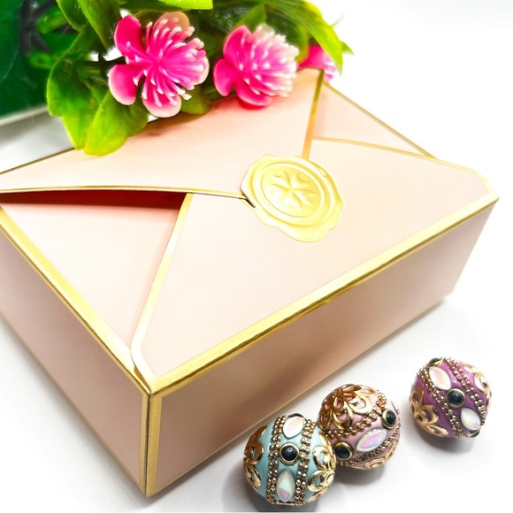 NWOT Sterling silver 18k gold plated honeycomb necklace pendant 18” - Picture 8 of 8